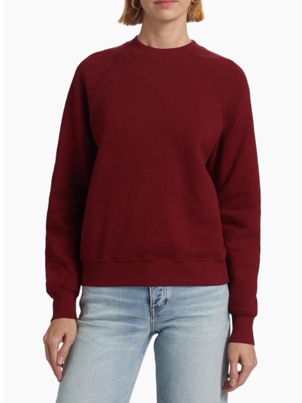 RE/DONE Crewneck Sweatshirt - Currant